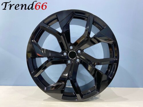 23 Inch Velgen 5x112- RSQ8 Look Velgen in Hoogglans Zwarte Kleur