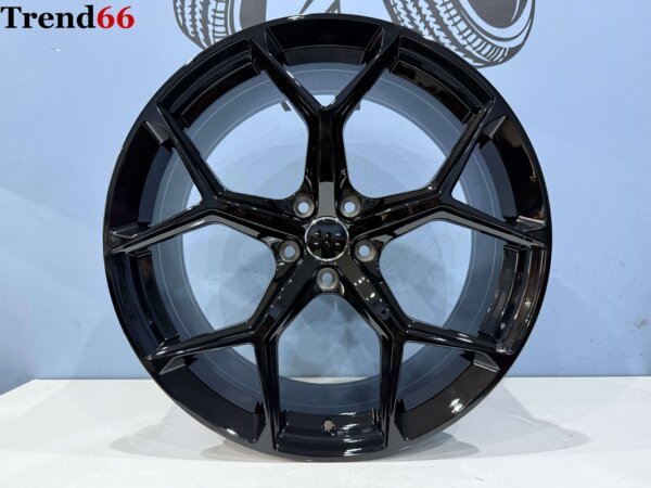 20 Inch 5x112 Nieuwste Model RS6 Performance Look Velgen Set Hoogglans Zwarte Kleur