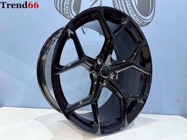 20 Inch 5x112 Nieuwste Model RS6 Performance Look Velgen Set Hoogglans Zwarte Kleur