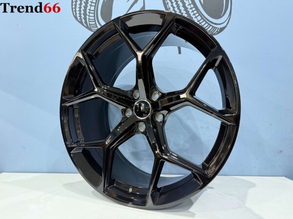 20 Inch 5x112 Nieuwste Model RS6 Performance Look Velgen Set Hoogglans Zwarte Kleur