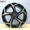 IMG_2830 17 Inch Velgen 5x100- R Bonneville Look Glans Zwart Gepolijst Kleur Velgen Set