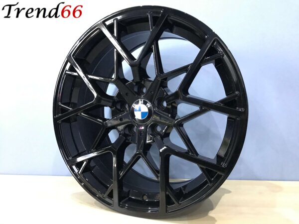 19 Inch 5x120 Breed Set Style 795M Look Hoogglans Zwarte Kleur