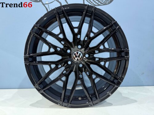 IMG_4183 17 Inch Velgen 5x100- Y Spaak Forget Velgen in Hoogglans Zwart