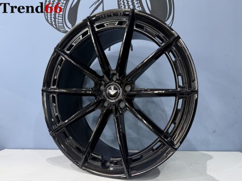 21 Inch 5x112 - B3 Forget Vorsteiner Performance Look Velgen Set Hoogglans Zwarte Kleur