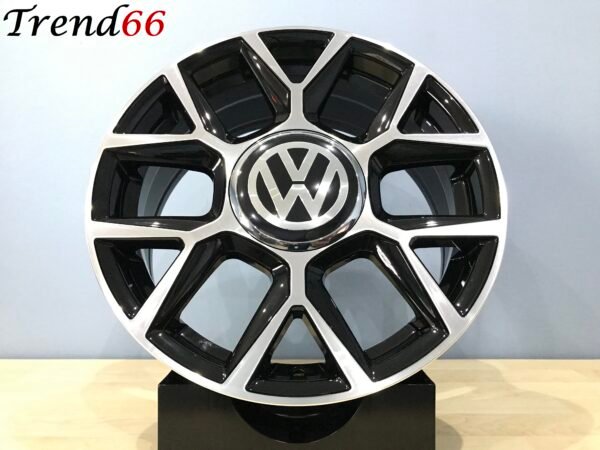 IMG_4419 16'' 4x100 R GTI Look Velgen Set Hoogglans Zwart Gepolijste Kleur