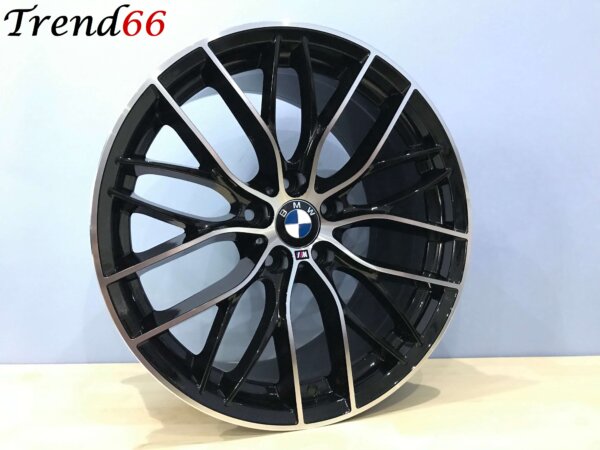 IMG_4818 18 Inch 5x120 405M Look Velgen Set Hoogglans Zwart Gepolijst Kleur