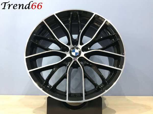 IMG_4820 18 Inch 5x120 405M Look Velgen Set Hoogglans Zwart Gepolijst Kleur