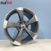 IMG_4870 5x112 18'' Velgen Rotor Look Mat Antraciet Kleur Audi A3 Vw Seat Cupra Mercedes