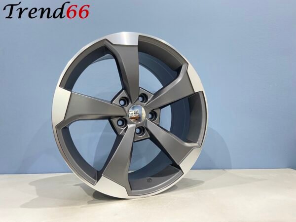 IMG_4870 5x112 18'' Velgen Rotor Look Mat Antraciet Kleur Audi A3 Vw Seat Cupra Mercedes