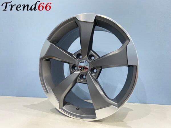 IMG_4871 5x112 18'' Velgen Rotor Look Mat Antraciet Kleur Audi A3 Vw Seat Cupra Mercedes