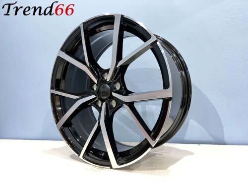 IMG_5103 17 Inch Velgen 5x100- GTI Estoril Look Velgen in Hoogglans Zwart Gepolijste kleur