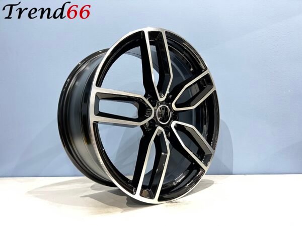 18'' Velgen 5x112 S3 Look Velgen Set in Hoogglans Zwart Gepolijste kleur