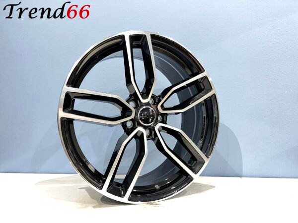 18'' Velgen 5x112 S3 Look Velgen Set in Hoogglans Zwart Gepolijste kleur