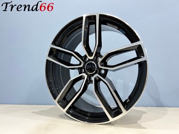 18'' Velgen 5x112 S3 Look Velgen Set in Hoogglans Zwart Gepolijste kleur
