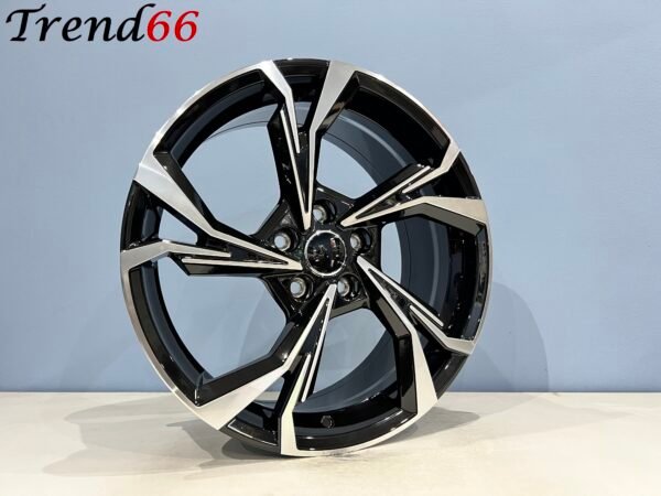19'' Velgen 5x112 S3 Forget Look Velgen Set Glans Zwart Gepolijst Kleur