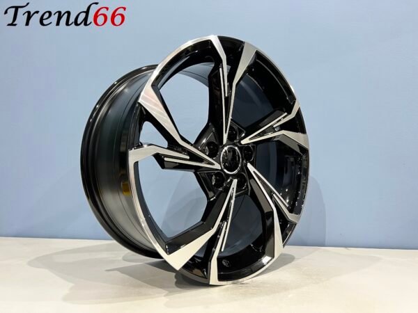 19'' Velgen 5x112 S3 Forget Look Velgen Set Glans Zwart Gepolijst Kleur