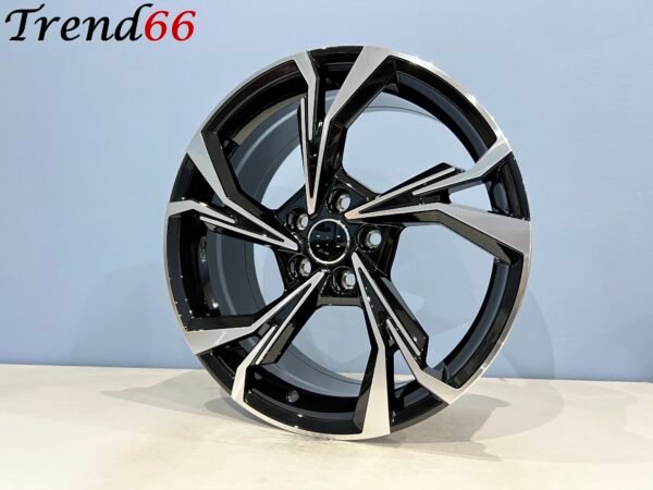 19'' Velgen 5x112 S3 Forget Look Velgen Set Glans Zwart Gepolijst Kleur