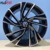 IMG_5421 19 Inch Velgen 5X112- Adelaide R Look Velgen Set Hoogglans Zwart Gepolijst Kleur