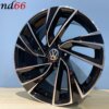IMG_5424 18 Inch 5x112 Adelaide Look Velgen Set Hoogglans Zwart Gepolijste Kleur