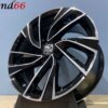IMG_5428 18 Inch 5x112 Adelaide Look Velgen Set Hoogglans Zwart Gepolijste Kleur
