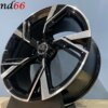20 Inch Velgen 5x112- RS6 Performance Look Hoogglans Zwart Gepolijste kleur