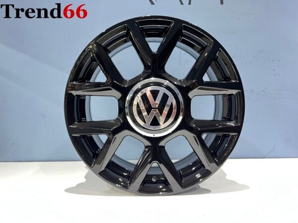 16'' Nieuw In Doos R Look Velgen Set. Hoogglans Zwart Kleur SportVelgen.