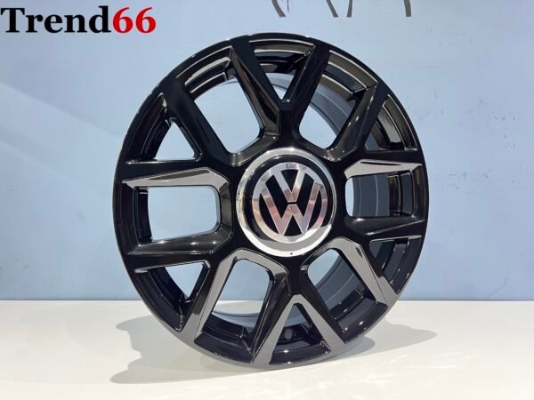 16'' Nieuw In Doos R Look Velgen Set. Hoogglans Zwart Kleur SportVelgen.