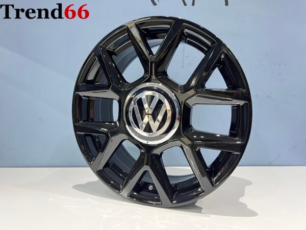 16'' Nieuw In Doos R Look Velgen Set. Hoogglans Zwart Kleur SportVelgen.