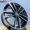 19 Inch Velgen 5x112- Sevilla R Look Velgen Set Hoogglans Zwart Gepolijst Kleur