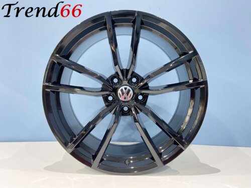 IMG_5950 17 Inch 5x112 Pretoria Look Velgen Set Hoogglans Zwarte Kleur