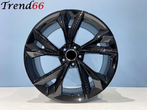 20 Inch 5x112 RS7 Performance Look Velgen Set Hooglans Zwarte Kleur