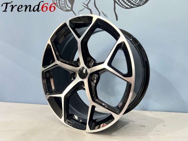 18 Inch 5x112 RS3 Look Velgen Set Glans Zwart Gepolijst Kleur