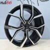 IMG_7093 17 Inch 5x100 - Faro Look Velgen Set Hoogglans Zwart Gepolijste Kleur