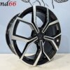 IMG_7094 17 Inch 5x100 - Faro Look Velgen Set Hoogglans Zwart Gepolijste Kleur