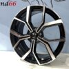 IMG_7095 17 Inch 5x100 - Faro Look Velgen Set Hoogglans Zwart Gepolijste Kleur