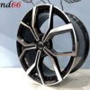 IMG_7096 17 Inch 5x100 - Faro Look Velgen Set Hoogglans Zwart Gepolijste Kleur