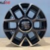 IMG_7134 16 Inch 4x100 R Look Velgen Set Hoogglans Zwart Gepolijste Kleur
