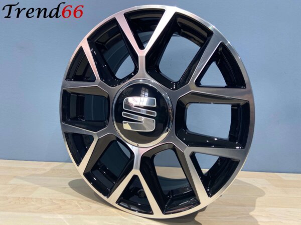 IMG_7135 16 Inch 4x100 R Look Velgen Set Hoogglans Zwart Gepolijste Kleur