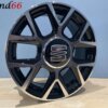 IMG_7136 16 Inch 4x100 R Look Velgen Set Hoogglans Zwart Gepolijste Kleur