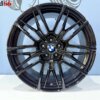19 Inch 5x112 951M Look Breed Set Velgen Hoogglans Zwarte Kleur