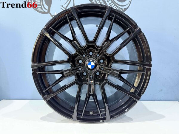 19 Inch 5x112 951M Look Breed Set Velgen Hoogglans Zwarte Kleur