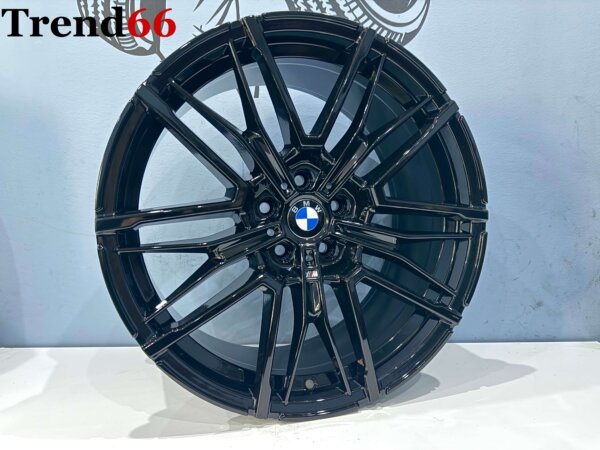 19 Inch 5x112 951M Look Breed Set Velgen Hoogglans Zwarte Kleur