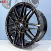 19 Inch 5x112 951M Look Breed Set Velgen Hoogglans Zwarte Kleur