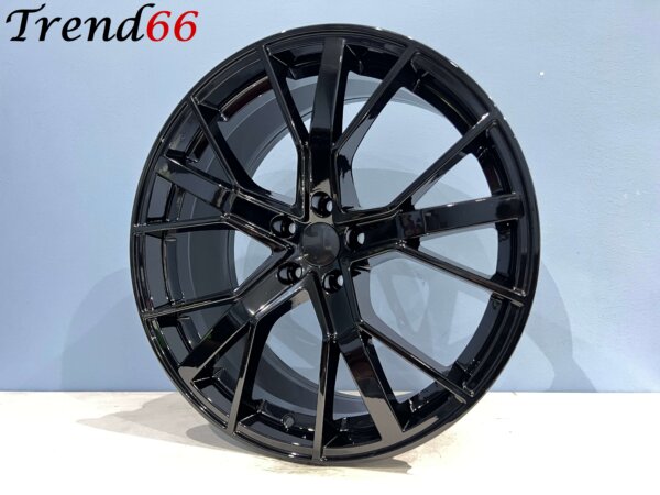 20 Inch 5x120 Bulli R Look Velgen Set Hooglans Zwarte kleur