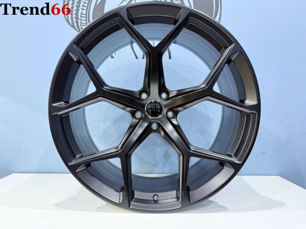 IMG_8250 21 Inch 5x112 RS6 Performance Look Velgen Set Satin Zwarte Kleur