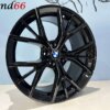 19 Inch 5x112 845M Look Breed Set Velgen Hoogglans Zwarte Kleur