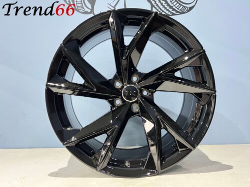 19 Inch 5x112 2025 R8 Look Velgen Set Hoogglans Zwarte Kleur