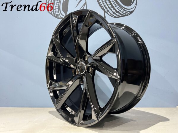IMG_8358 20 Inch Velgen 5x112- RS8 Performance Look Velgen Set Glans Zwarte Kleur