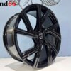 19 Inch 5x112 Bergamo Look Velgen Set Hooglans Zwarte Kleur