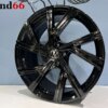 19 Inch 5x112 Bergamo Look Velgen Set Hooglans Zwarte Kleur